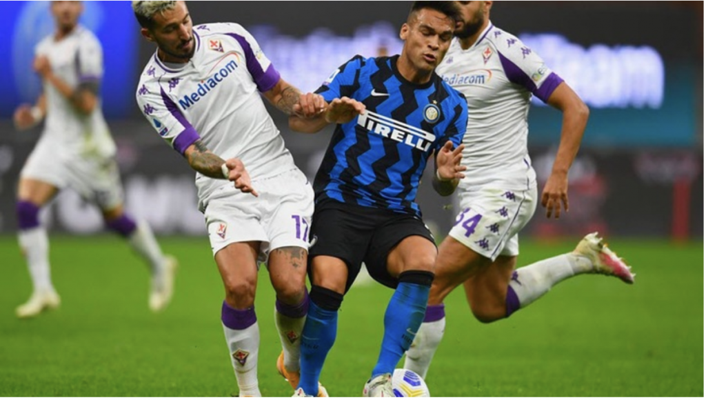 Inter Milan là đội bóng có thành tích cao hơn Fiorentina tại giải Serie A